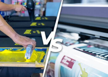 Screen printing vs Digital printing